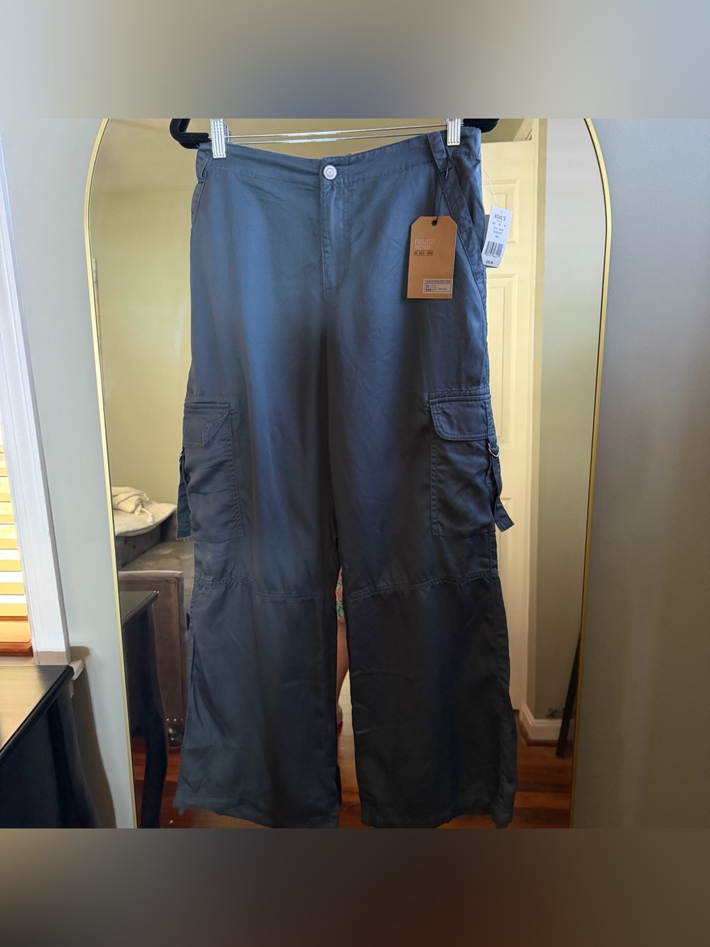 Project Indigo Midrise Cargo Pants - Slate Blue